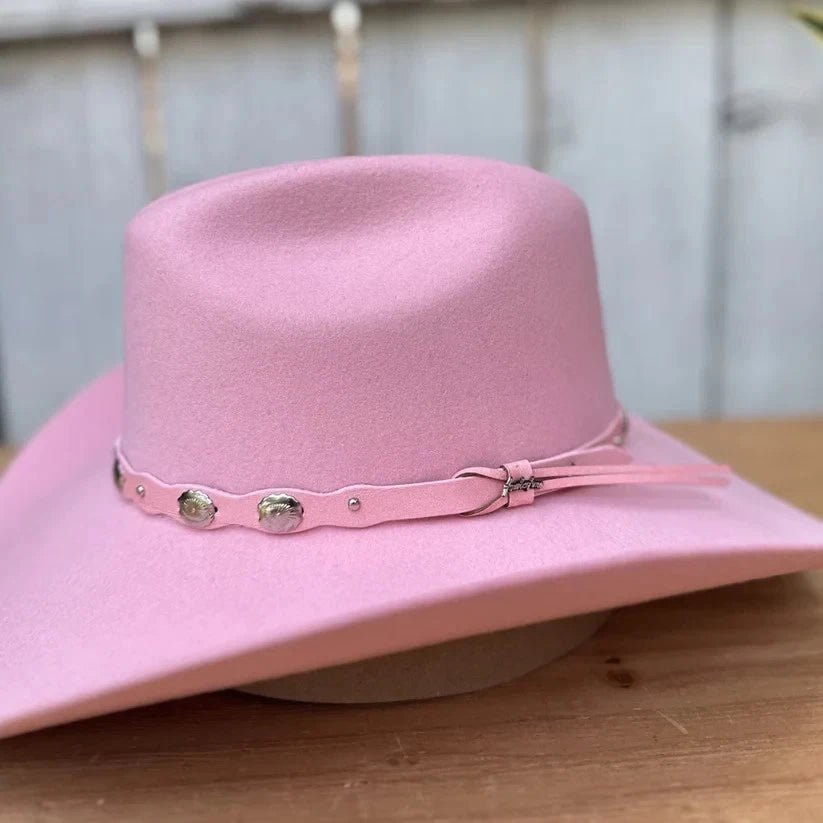 Tombstone 20X Denver Style Western Cowboy Fur Felt Hat - Pink - OriginalWestern.com