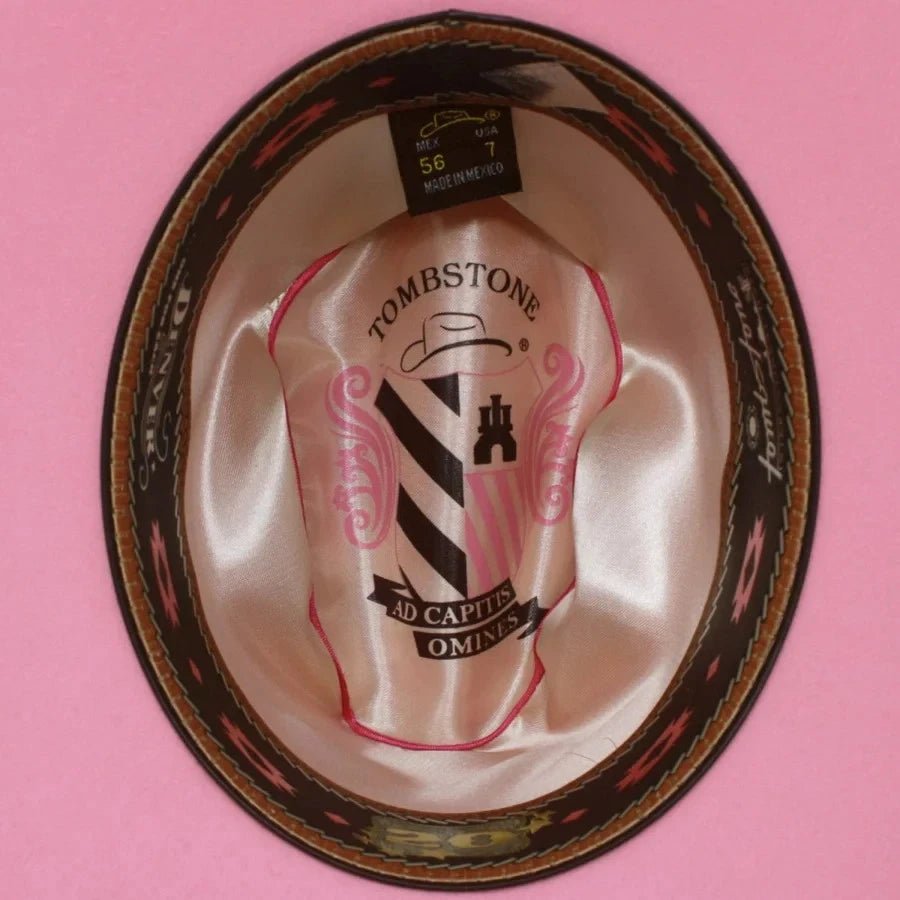 Tombstone 20X Denver Style Western Cowboy Fur Felt Hat - Pink - OriginalWestern.com