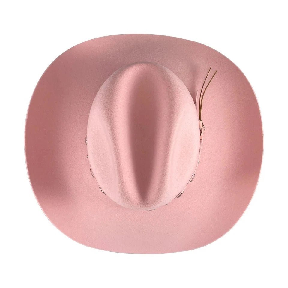 Tombstone 20X Denver Style Western Cowboy Fur Felt Hat - Pink - OriginalWestern.com