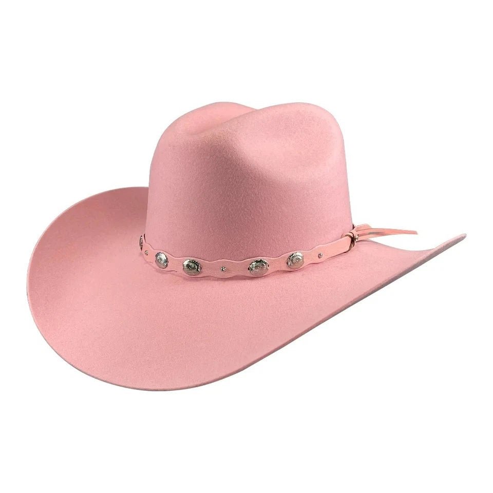 Tombstone 20X Denver Style Western Cowboy Fur Felt Hat - Pink - OriginalWestern.com