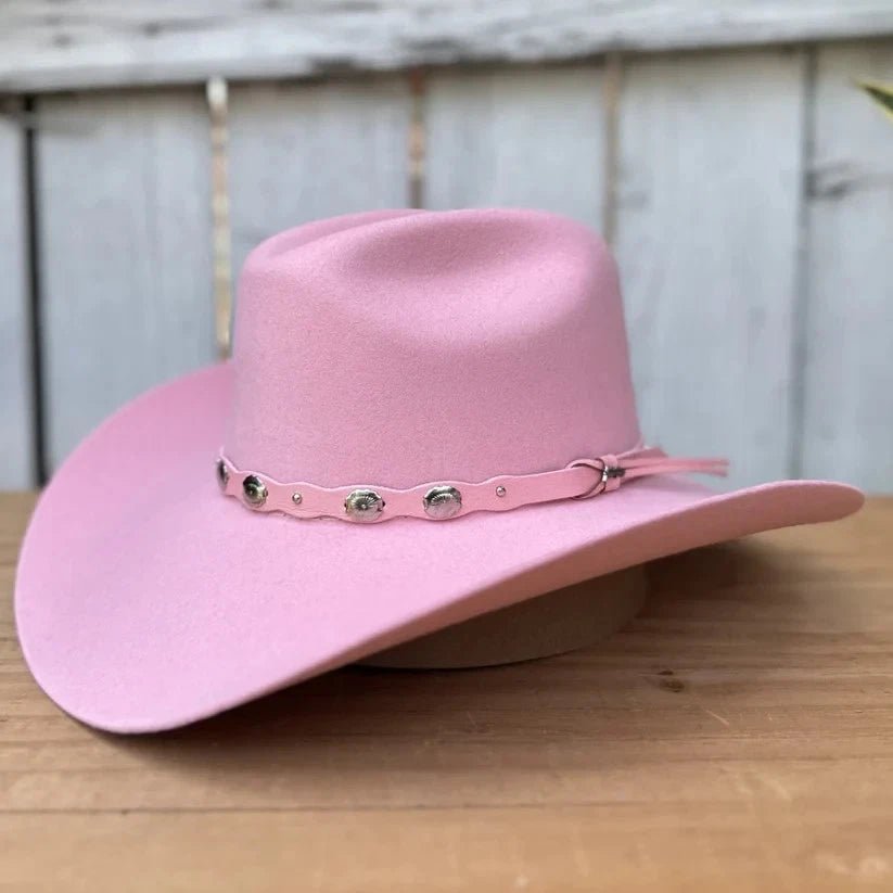 Tombstone 20X Denver Style Western Cowboy Fur Felt Hat - Pink - OriginalWestern.com