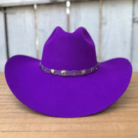 Tombstone 20X Denver Style Western Cowboy Fur Felt Hat - Purple - OriginalWestern.com