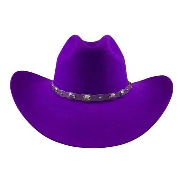 Tombstone 20X Denver Style Western Cowboy Fur Felt Hat - Purple - OriginalWestern.com