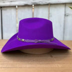 Tombstone 20X Denver Style Western Cowboy Fur Felt Hat - Purple - OriginalWestern.com