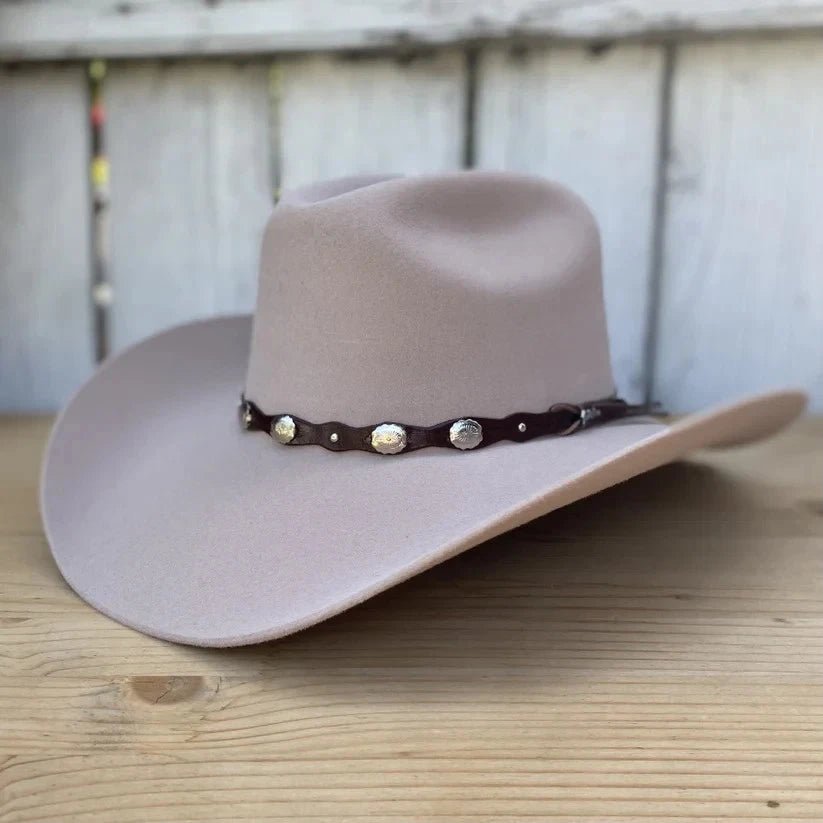 Tombstone 20X Denver Style Western Cowboy Fur Felt Hat - Silverbelly Beige - OriginalWestern.com