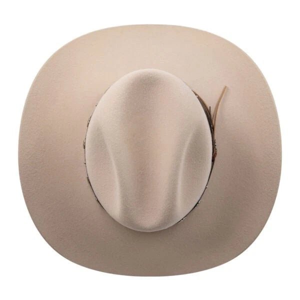 Tombstone 20X Denver Style Western Cowboy Fur Felt Hat - Silverbelly Beige - OriginalWestern.com