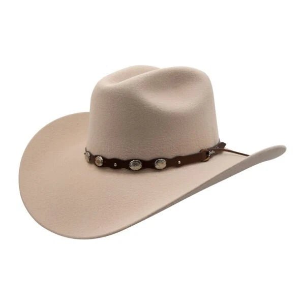 Tombstone 20X Denver Style Western Cowboy Fur Felt Hat - Silverbelly Beige - OriginalWestern.com