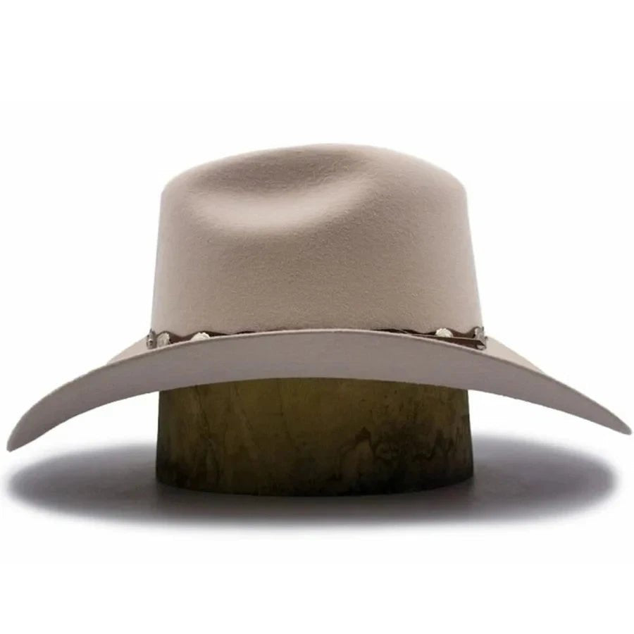 Tombstone 20X Denver Style Western Cowboy Fur Felt Hat - Silverbelly Beige - OriginalWestern.com