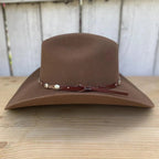 Tombstone 20X Denver Style Western Cowboy Fur Felt Hat - Walnut Pecan - OriginalWestern.com