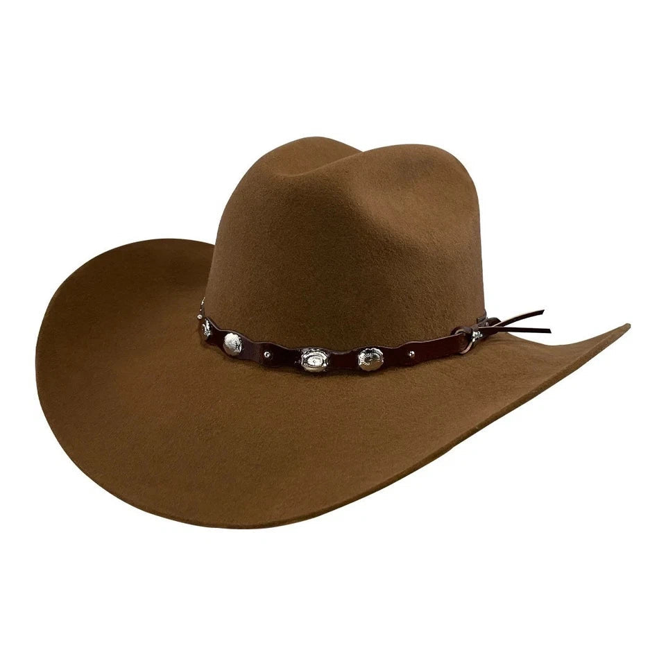 Tombstone 20X Denver Style Western Cowboy Fur Felt Hat - Walnut Pecan - OriginalWestern.com