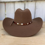 Tombstone 20X Denver Style Western Cowboy Fur Felt Hat - Walnut Pecan - OriginalWestern.com