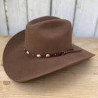 Tombstone 20X Denver Style Western Cowboy Fur Felt Hat - Walnut Pecan - OriginalWestern.com