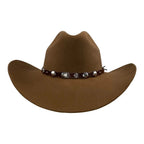 Tombstone 20X Denver Style Western Cowboy Fur Felt Hat - Walnut Pecan - OriginalWestern.com