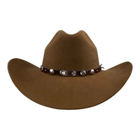 Tombstone 20X Denver Style Western Cowboy Fur Felt Hat - Walnut Pecan - OriginalWestern.com