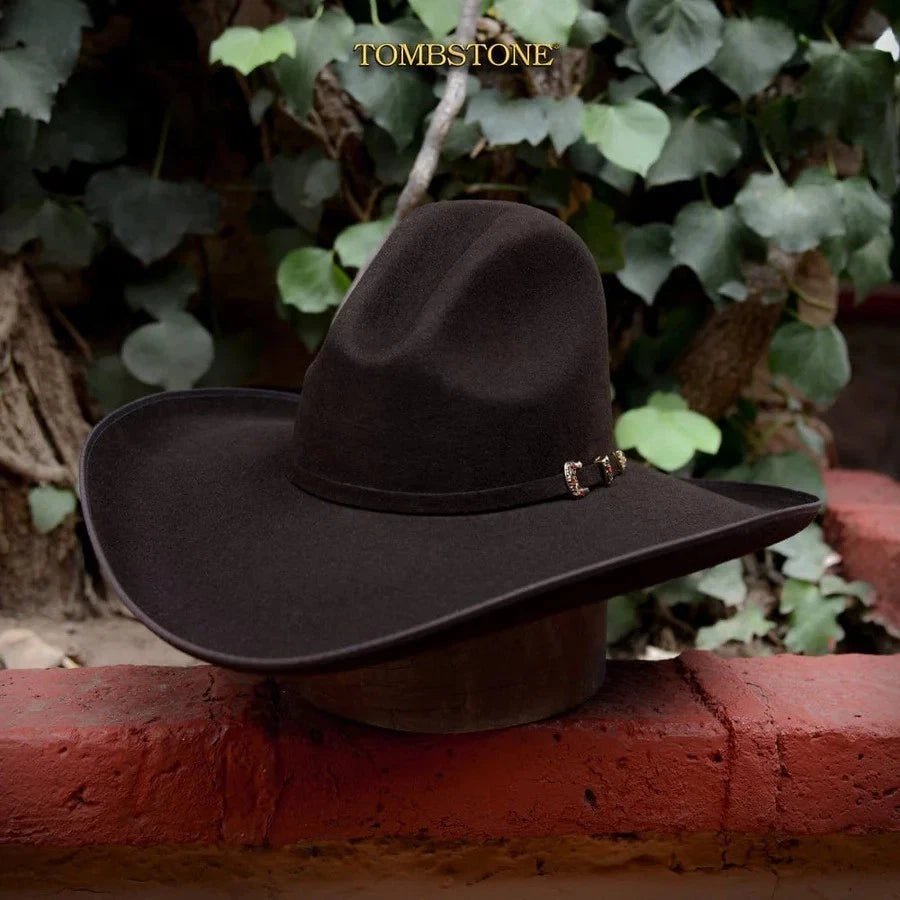 Tombstone 20X Gus Cassidy Robavacas Style Cowboy Hat - Chocolate Brown - OriginalWestern.com