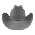 Tombstone 20X Los Dos Carnales Patron Style Western Cowboy Fur Felt Hat - Gray - OriginalWestern.com