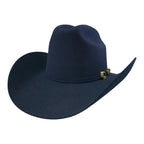 Tombstone 20X Los Dos Carnales Patron Style Western Cowboy Fur Felt Hat - Navy Blue - OriginalWestern.com