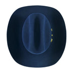 Tombstone 20X Los Dos Carnales Patron Style Western Cowboy Fur Felt Hat - Navy Blue - OriginalWestern.com