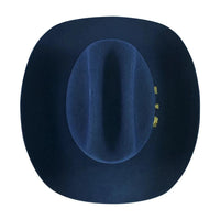 Tombstone 20X Los Dos Carnales Patron Style Western Cowboy Fur Felt Hat - Navy Blue - OriginalWestern.com