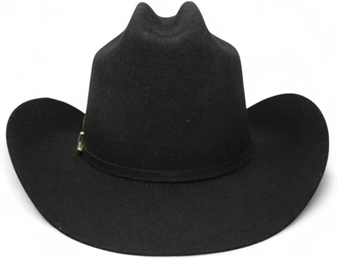 Tombstone 20X Los Dos Carnales Viejon Style Western Cowboy Fur Felt Hat - Black - OriginalWestern.com