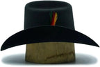 Tombstone 20X Los Dos Carnales Viejon Style Western Cowboy Fur Felt Hat - Black - OriginalWestern.com