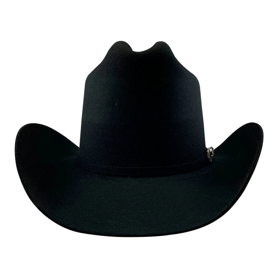 Tombstone 20X Los Dos Carnales Viejon Style Western Cowboy Fur Felt Hat - Black - OriginalWestern.com