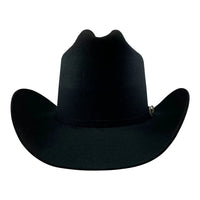 Tombstone 20X Los Dos Carnales Viejon Style Western Cowboy Fur Felt Hat - Black - OriginalWestern.com