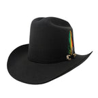 Tombstone 20X Los Dos Carnales Viejon Style Western Cowboy Fur Felt Hat - Black - OriginalWestern.com