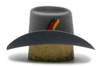 Tombstone 20X Los Dos Carnales Viejon Style Western Cowboy Fur Felt Hat - Granite Gray - OriginalWestern.com