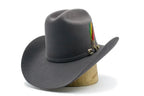 Tombstone 20X Los Dos Carnales Viejon Style Western Cowboy Fur Felt Hat - Granite Gray - OriginalWestern.com