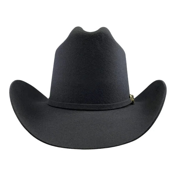 Tombstone 20X Los Dos Carnales Viejon Style Western Cowboy Fur Felt Hat - Granite Gray - OriginalWestern.com