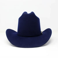 Tombstone 20X Los Dos Carnales Viejon Style Western Cowboy Fur Felt Hat - Navy Blue - OriginalWestern.com