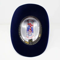 Tombstone 20X Los Dos Carnales Viejon Style Western Cowboy Fur Felt Hat - Navy Blue - OriginalWestern.com
