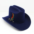 Tombstone 20X Los Dos Carnales Viejon Style Western Cowboy Fur Felt Hat - Navy Blue - OriginalWestern.com