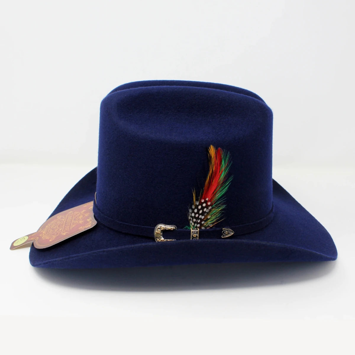 Tombstone 20X Los Dos Carnales Viejon Style Western Cowboy Fur Felt Hat - Navy Blue - OriginalWestern.com