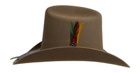 Tombstone 20X Los Dos Carnales Viejon Style Western Cowboy Fur Felt Hat - Nutria Camel - OriginalWestern.com