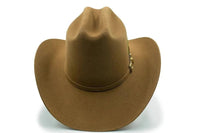 Tombstone 20X Los Dos Carnales Viejon Style Western Cowboy Fur Felt Hat - Nutria Camel - OriginalWestern.com