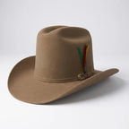 Tombstone 20X Los Dos Carnales Viejon Style Western Cowboy Fur Felt Hat - Nutria Camel - OriginalWestern.com