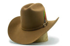 Tombstone 20X Los Dos Carnales Viejon Style Western Cowboy Fur Felt Hat - Nutria Camel - OriginalWestern.com