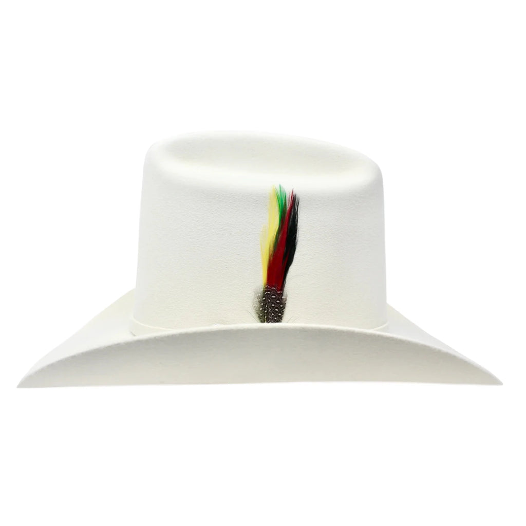 Tombstone 20X Los Dos Carnales Viejon Style Western Cowboy Fur Felt Hat - White - OriginalWestern.com