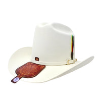 Tombstone 20X Los Dos Carnales Viejon Style Western Cowboy Fur Felt Hat - White - OriginalWestern.com
