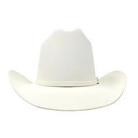 Tombstone 20X Los Dos Carnales Viejon Style Western Cowboy Fur Felt Hat - White - OriginalWestern.com