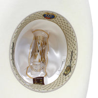 Tombstone 20X Los Dos Carnales Viejon Style Western Cowboy Fur Felt Hat - White - OriginalWestern.com