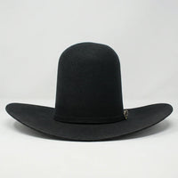 Tombstone 20X Open Crown Style Western Cowboy Fur Felt Hat - Black - OriginalWestern.com