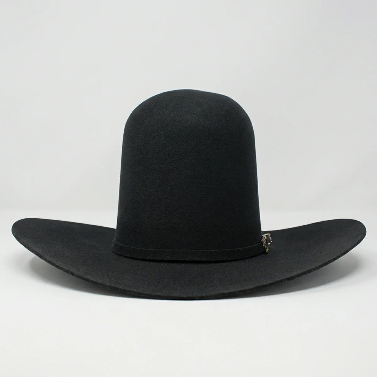 Tombstone 20X Open Crown Style Western Cowboy Fur Felt Hat - Black - OriginalWestern.com