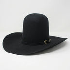 Tombstone 20X Open Crown Style Western Cowboy Fur Felt Hat - Black - OriginalWestern.com