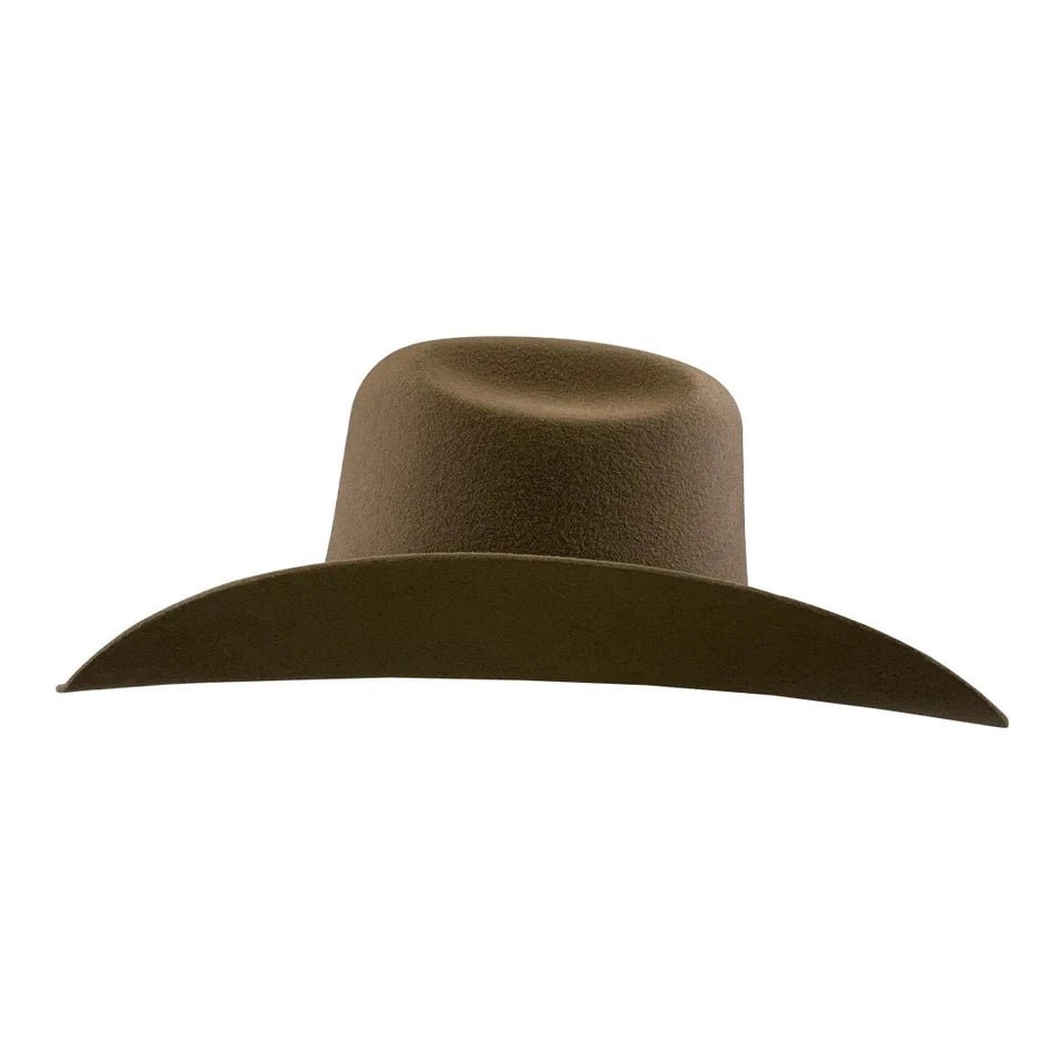 Tombstone 20X Ranger Minnick Style Western Cowboy Fur Felt Hat - Oak Brown - OriginalWestern.com