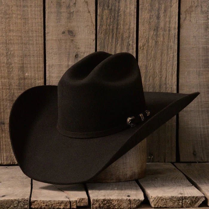 Tombstone 20X Roper Style Western Cowboy Fur Felt Hat - Chocolate Brown - OriginalWestern.com