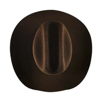 Tombstone 20X Roper Style Western Cowboy Fur Felt Hat - Chocolate Brown - OriginalWestern.com