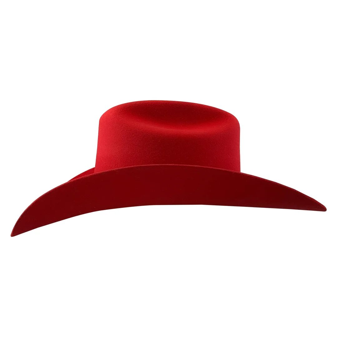 Tombstone 20X Roper Style Western Cowboy Fur Felt Hat - Red - OriginalWestern.com